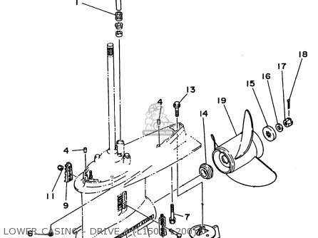 LOWER CASING - DRIVE 4 (L150 - L200)