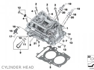 Diagrama CYLINDER HEAD