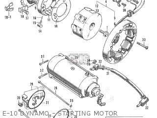 E-10 DYNAMO - STARTING MOTOR
