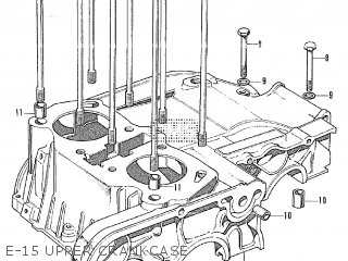 E-15 UPPER CRANKCASE