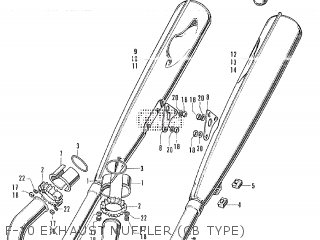 F-10 EXHAUST MUFFLER (CB TYPE)