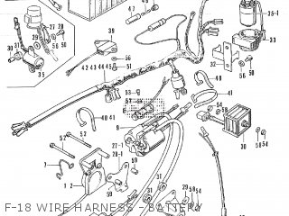 F-18 WIRE HARNESS - BATTERY