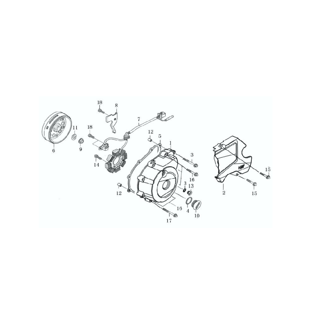 Cubierta Volante - Plato Bobinas