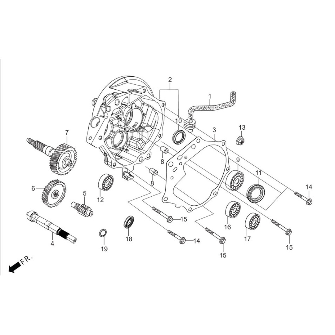 Caja de emisiones/trasmision