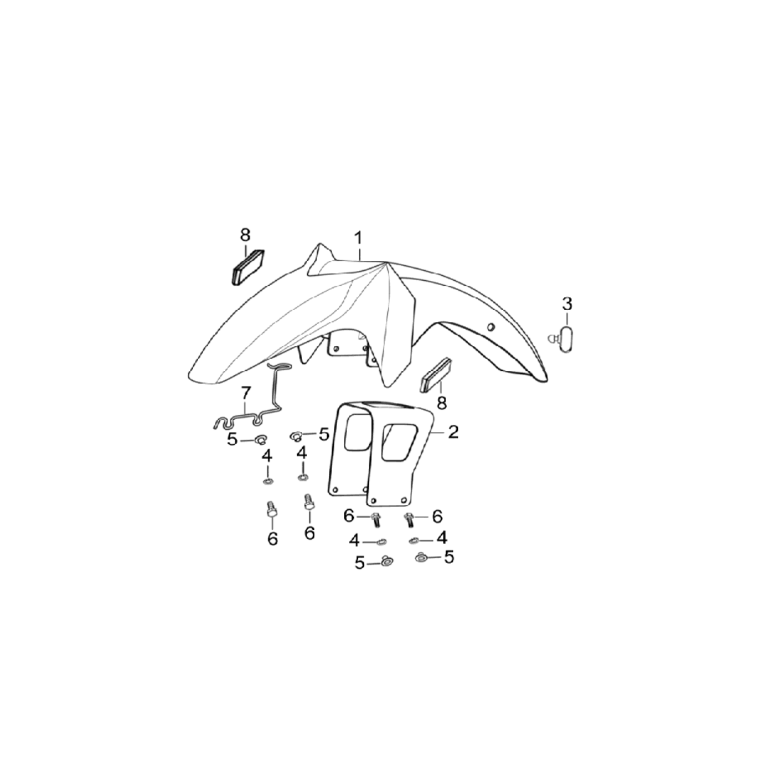 Guardabarro Delantero