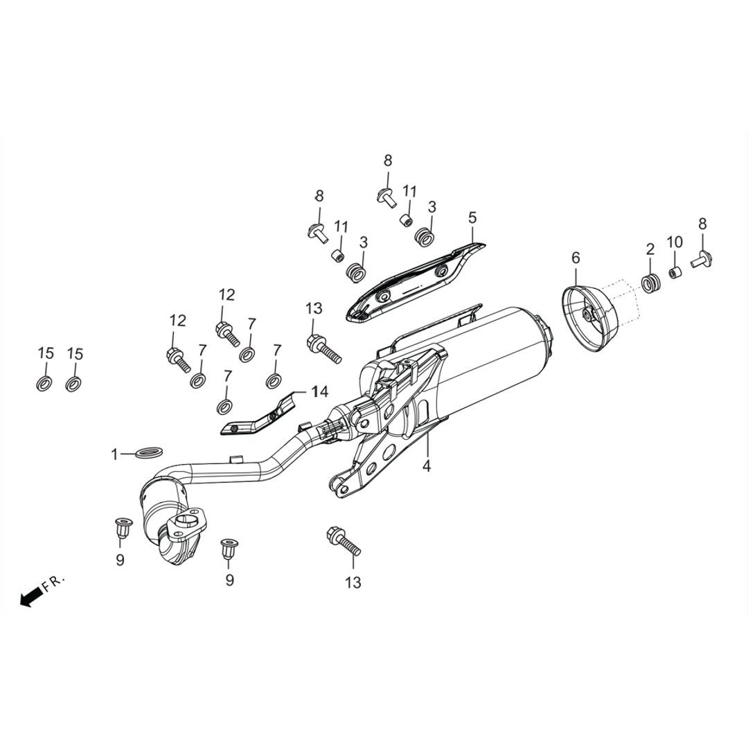 Silenciador / exhosto