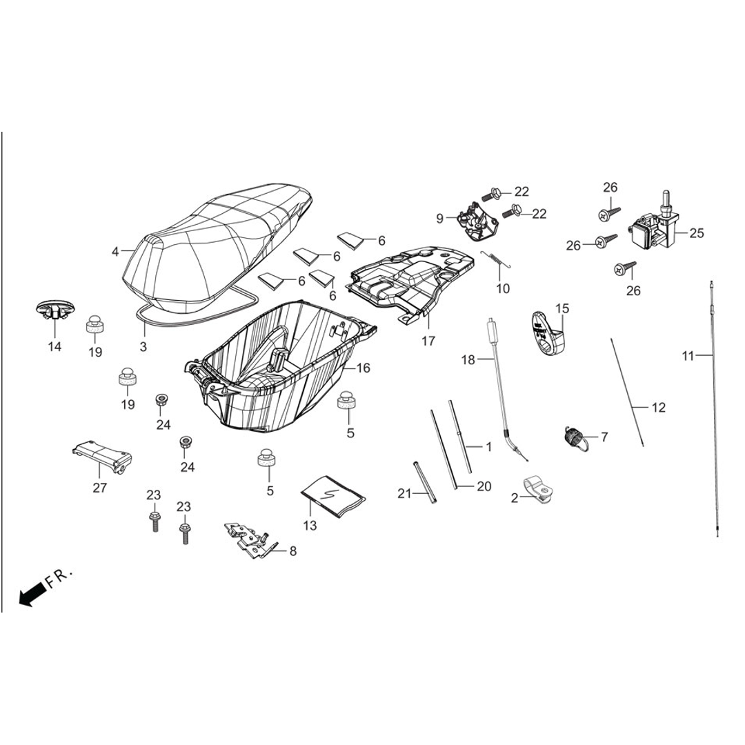 Silla / caja de equipaje