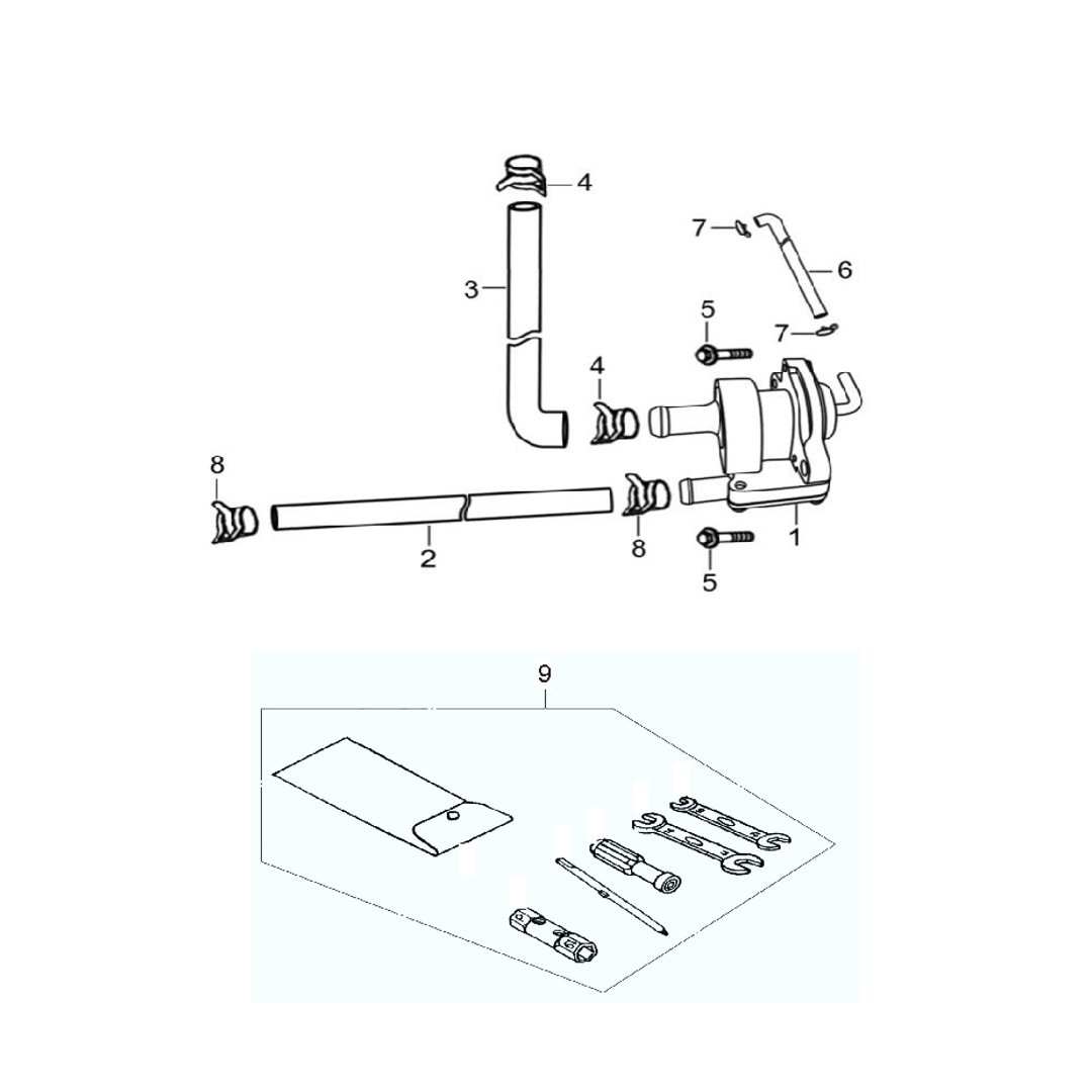 Valvula De Aire - Estuche Herramienta