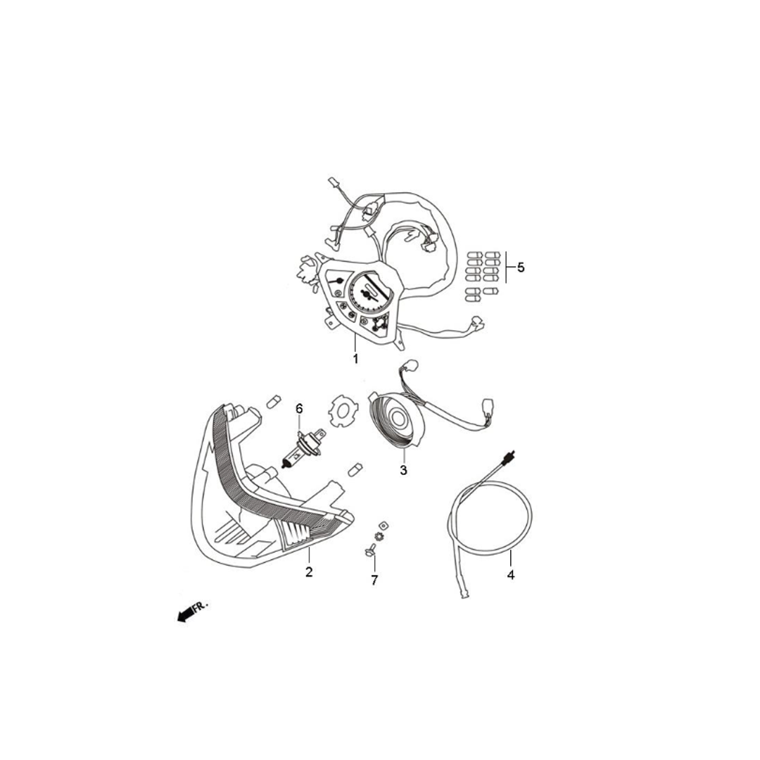 Farola Y Velocimetro