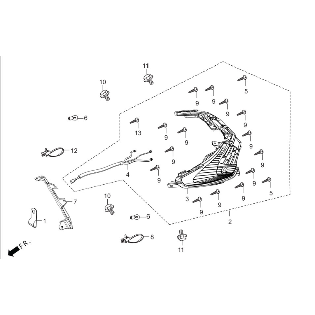 Luz combianacion trasera