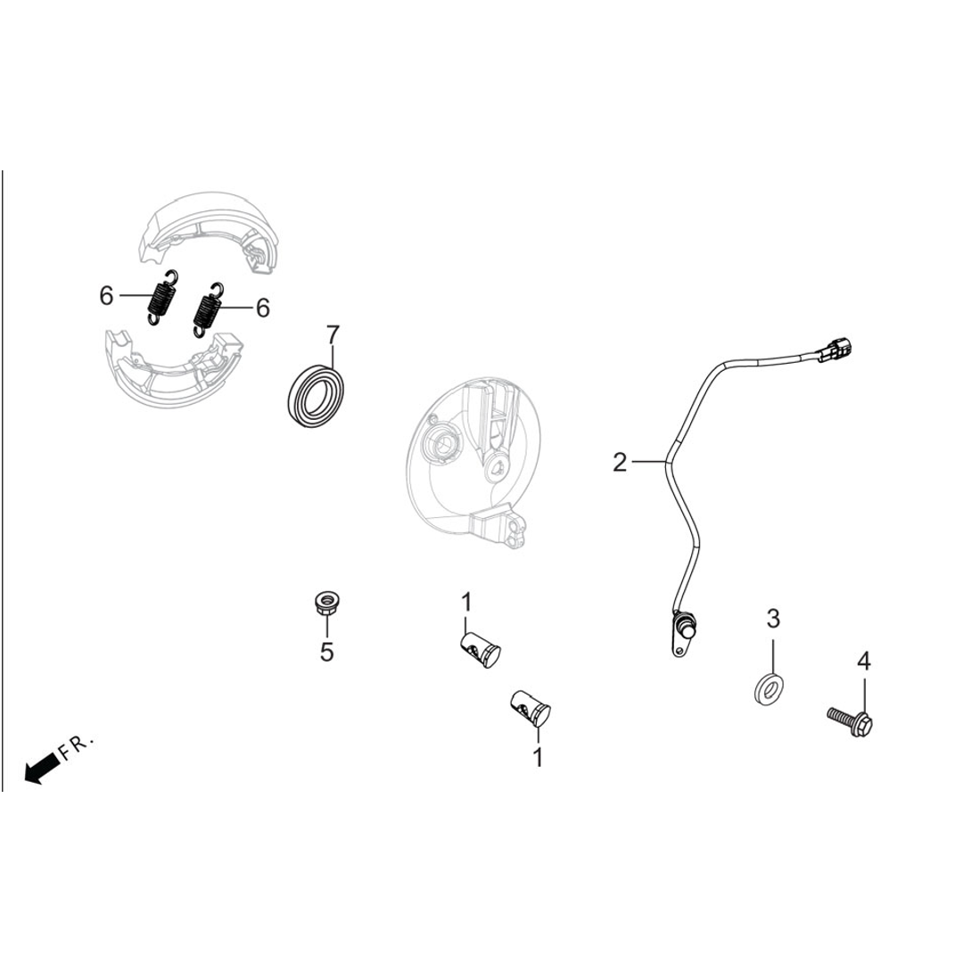 Panel freno delantero