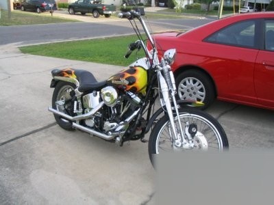 Harley-Davidson 1340 Springer Softail (reduced effect)