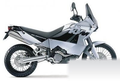 950 Adventure Silver - Orange - Black